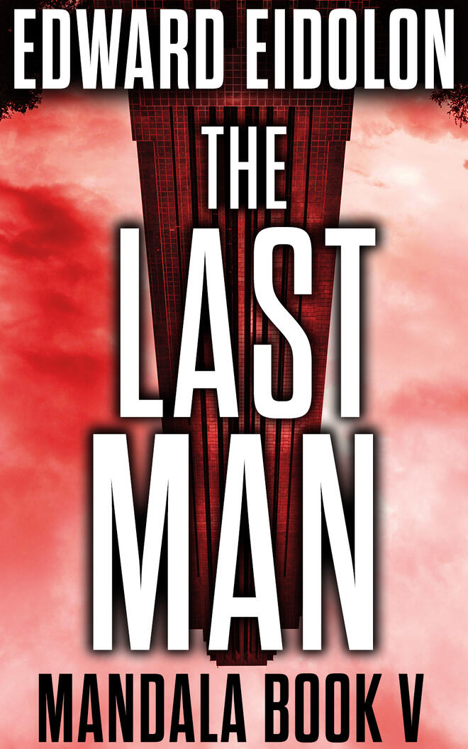 book cover for A day in the afterlife by edward eidolon. Mandala volume one book four. A swirl of creation.